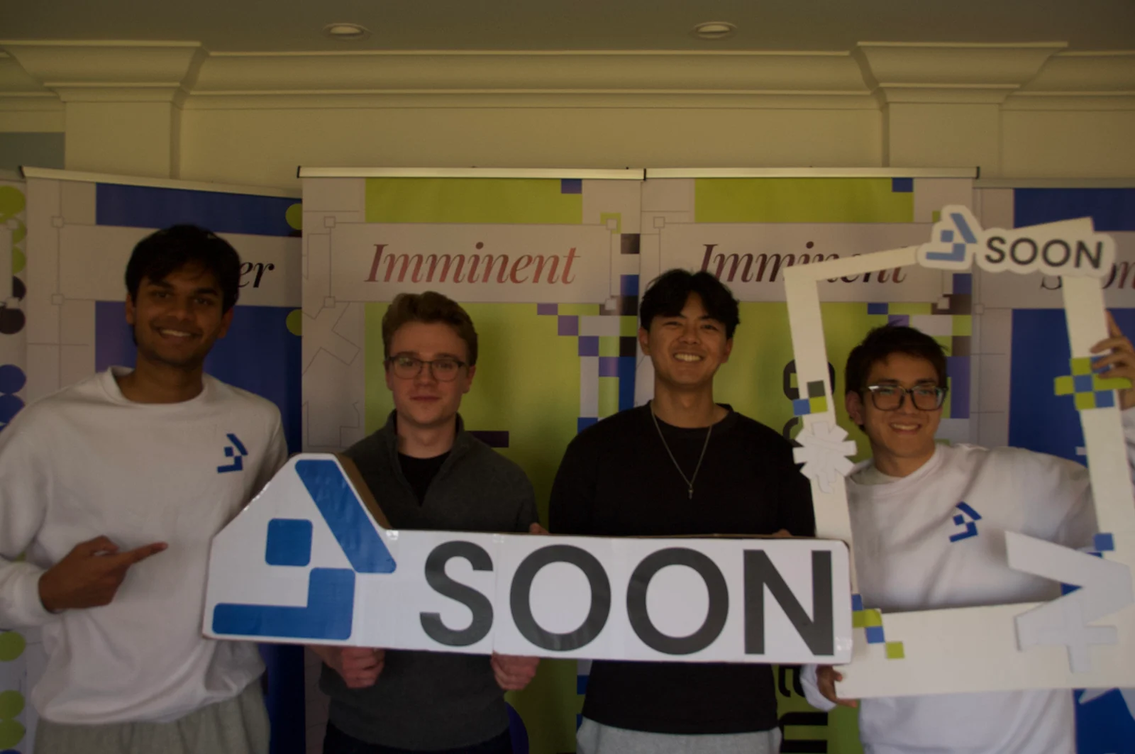 The four-person Ember team together at SOON