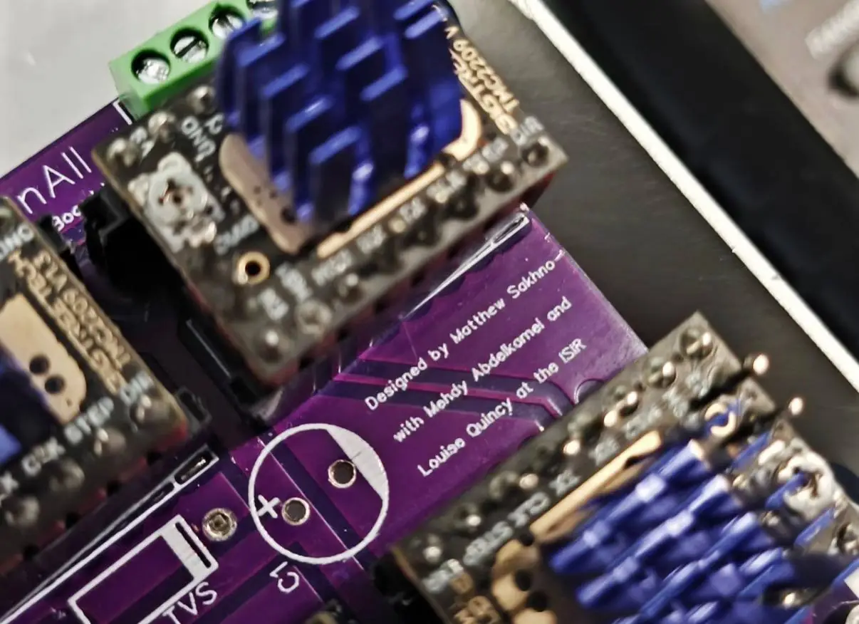 Custom Jetson and ESP32 motor-control electronics