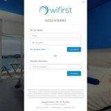 Wifirst captive portal login page on student residence Wi-Fi